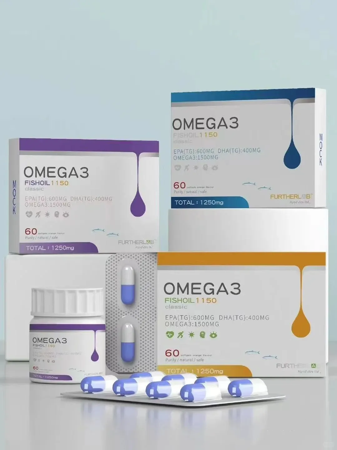 Boîtier de conception de boîte d'emballage de la série de médicaments